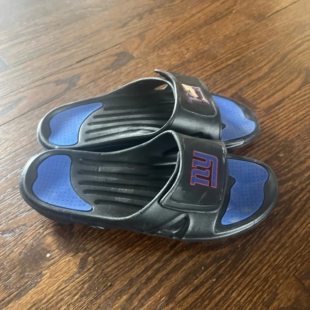 VINTAGE REEBOK OFFCOURT SLIDES NEW YORK GIANTS MENS SIZE 12